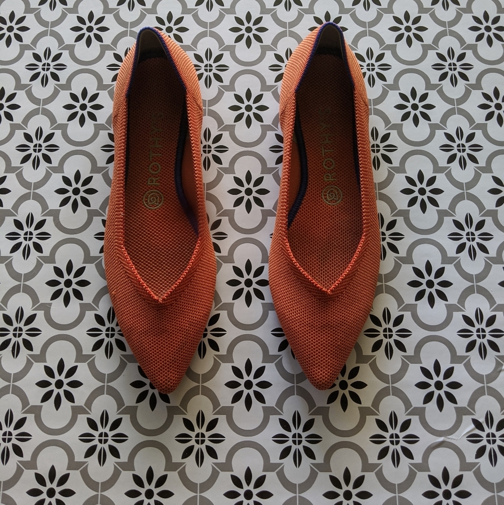 Retired Rothy's The Point Persimmon Flat - image 4